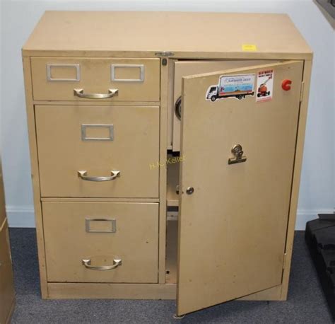 wooden vintage cole steel file cabinet|cole 3x5 file cabinet.